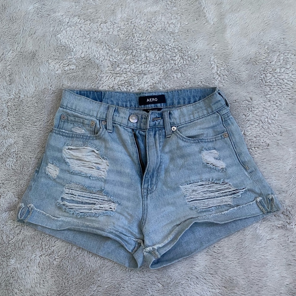 Aeropostale high rise mim shorts.